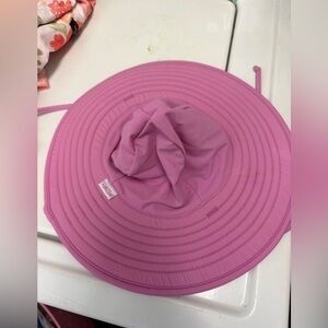 Ruffle Butts Pink Kids Sun Hat